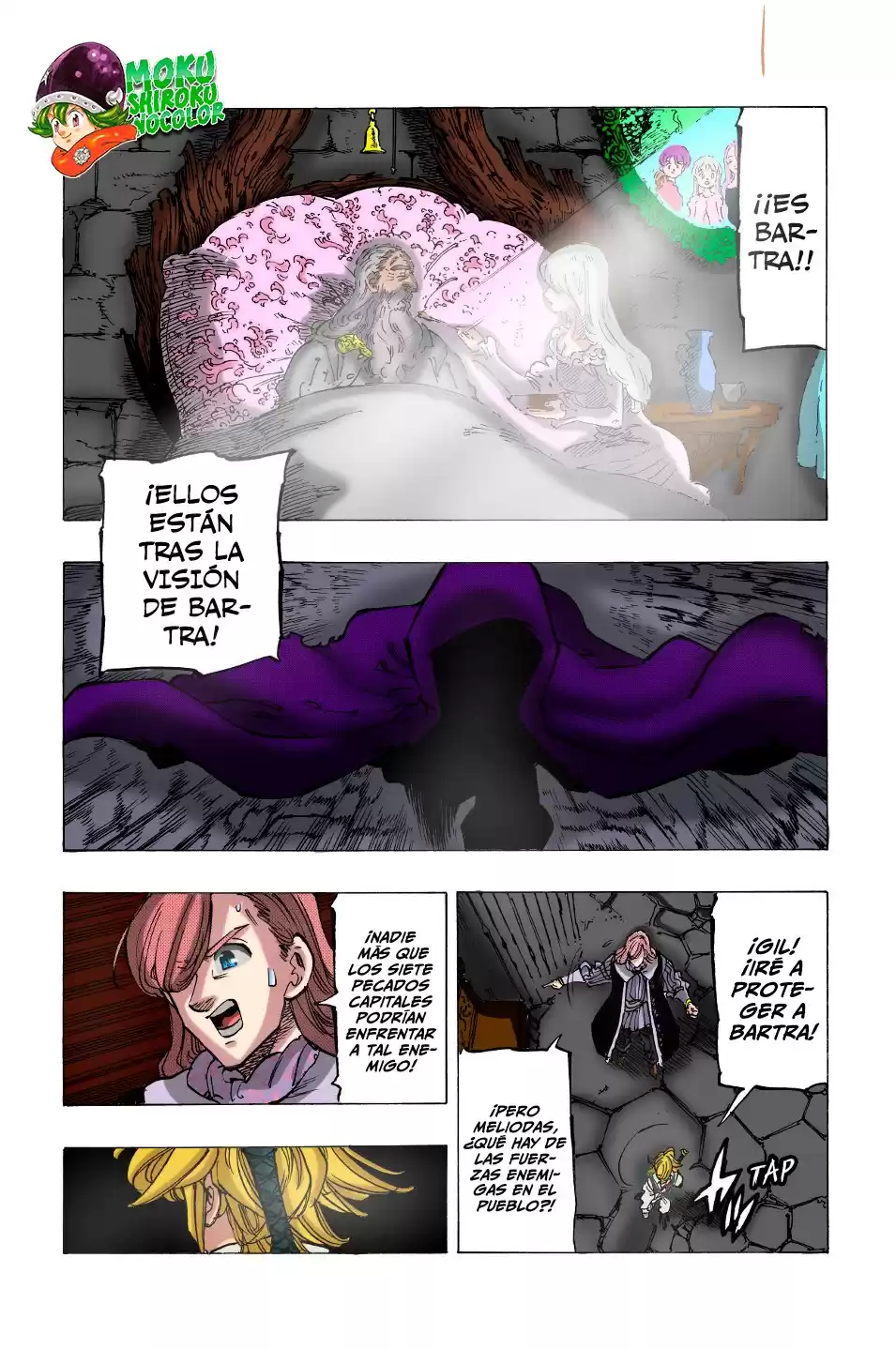 Mokushiroku no Yonkishi Capitulo 65.5: La pesadilla una vez más (FAN-COLOR) página 15