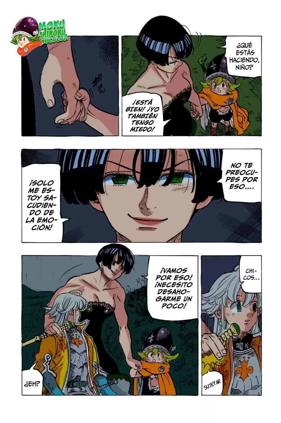 Mokushiroku no Yonkishi Capitulo 65.5: La pesadilla una vez más (FAN-COLOR) página 4