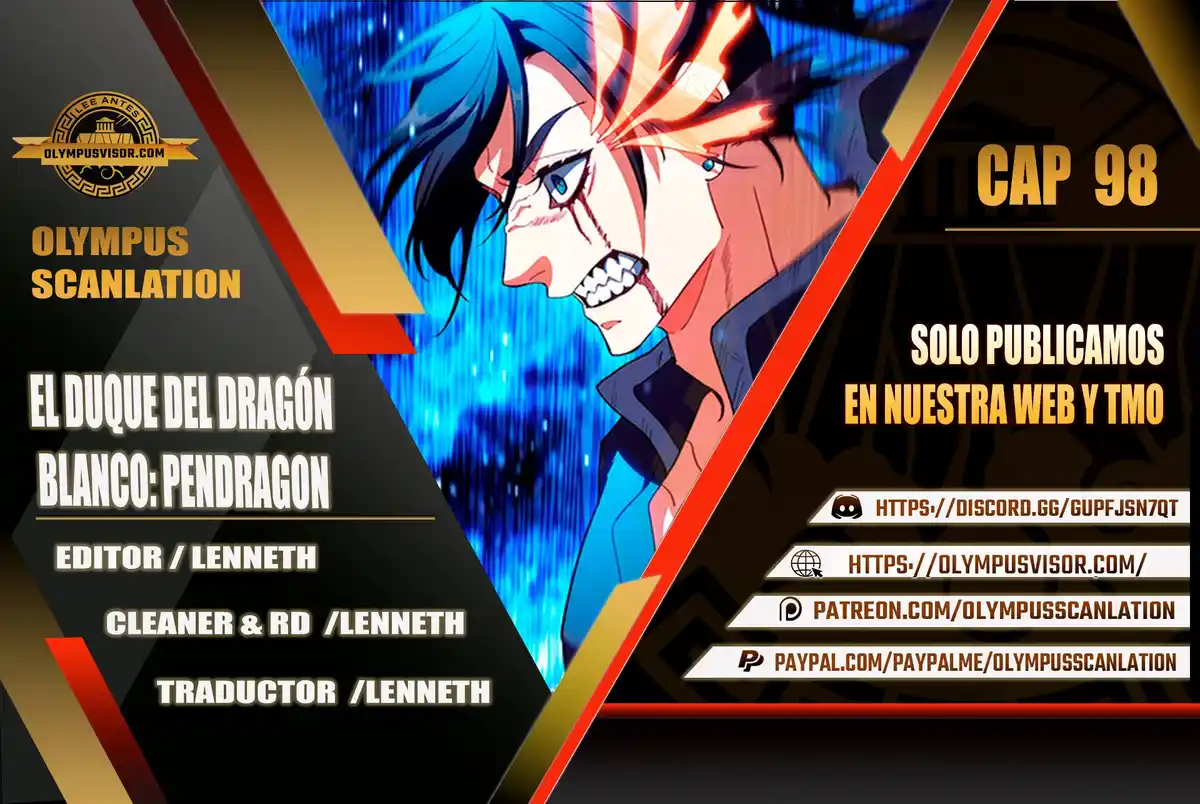 El Duque del dragón blanco: Pendragon Capitulo 98 página 1