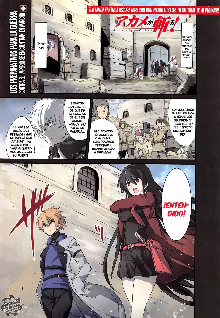 Akame ga Kill! Capitulo 58: Mata al Experto página 3