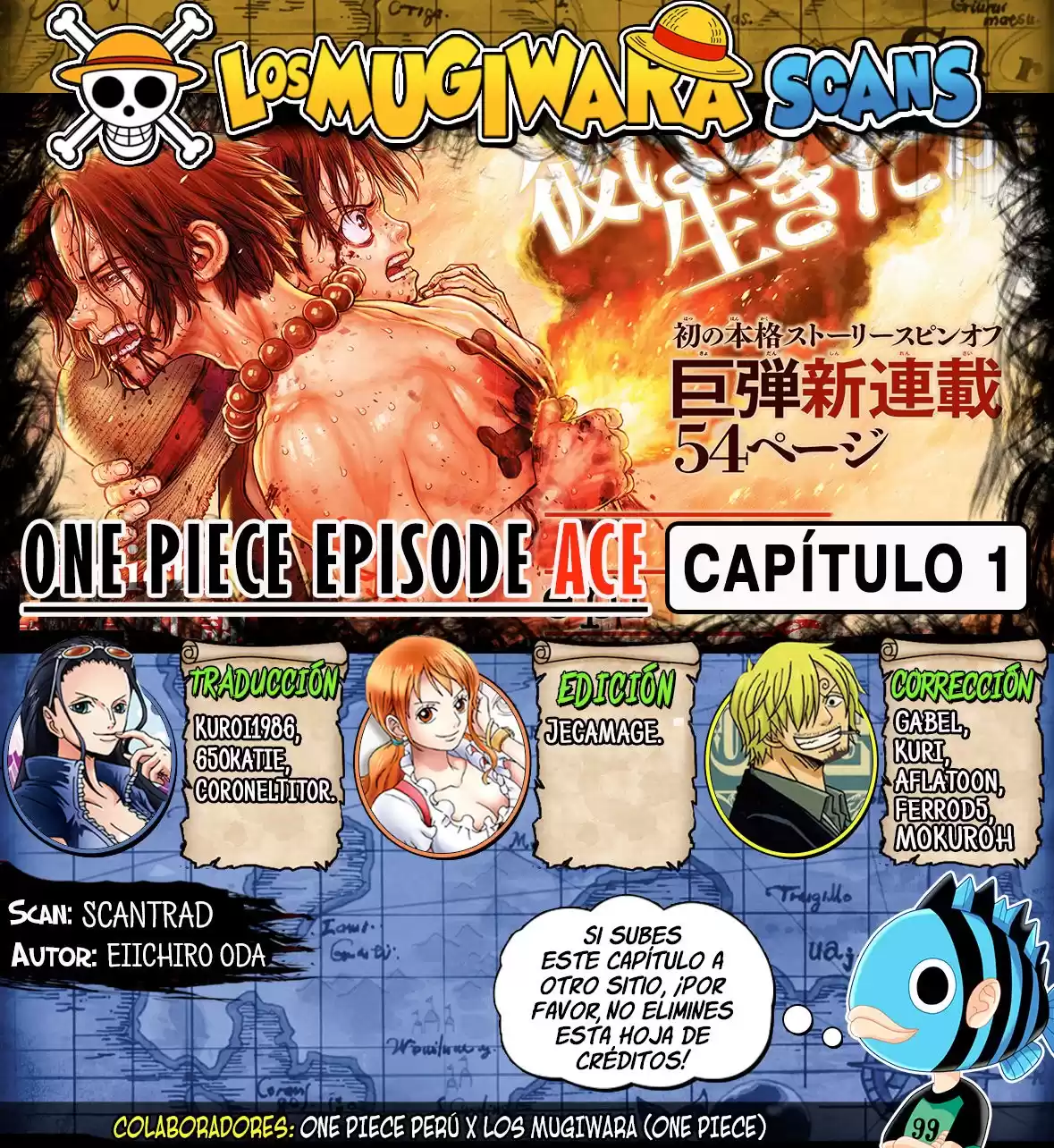 One Piece Episode ACE Capitulo 1: La creación de la tripulación de los piratas Spade. página 1