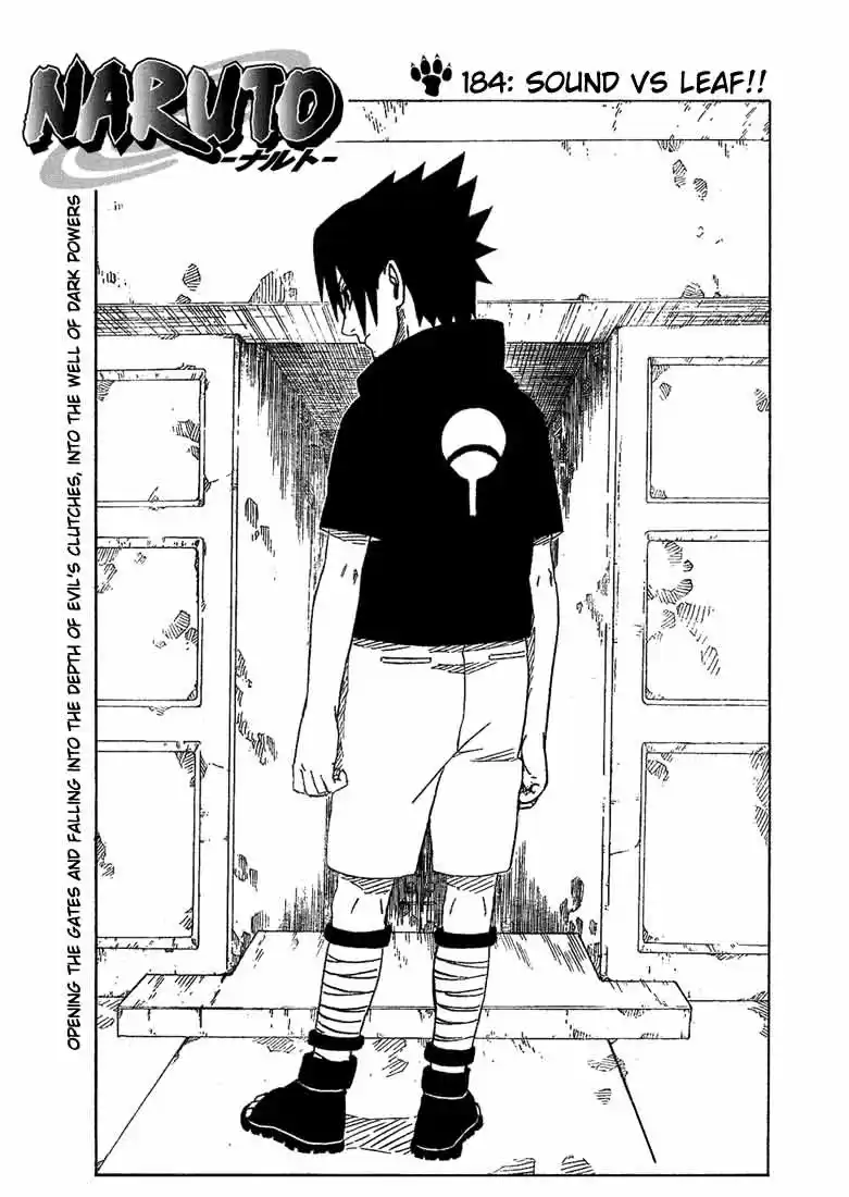 Naruto Capitulo 184 página 1