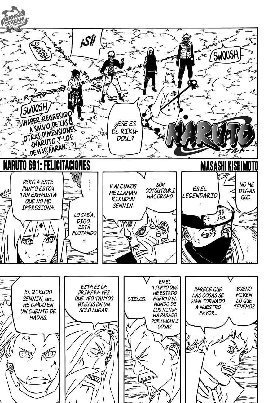 Naruto Capitulo 691: Felicitaciones página 2