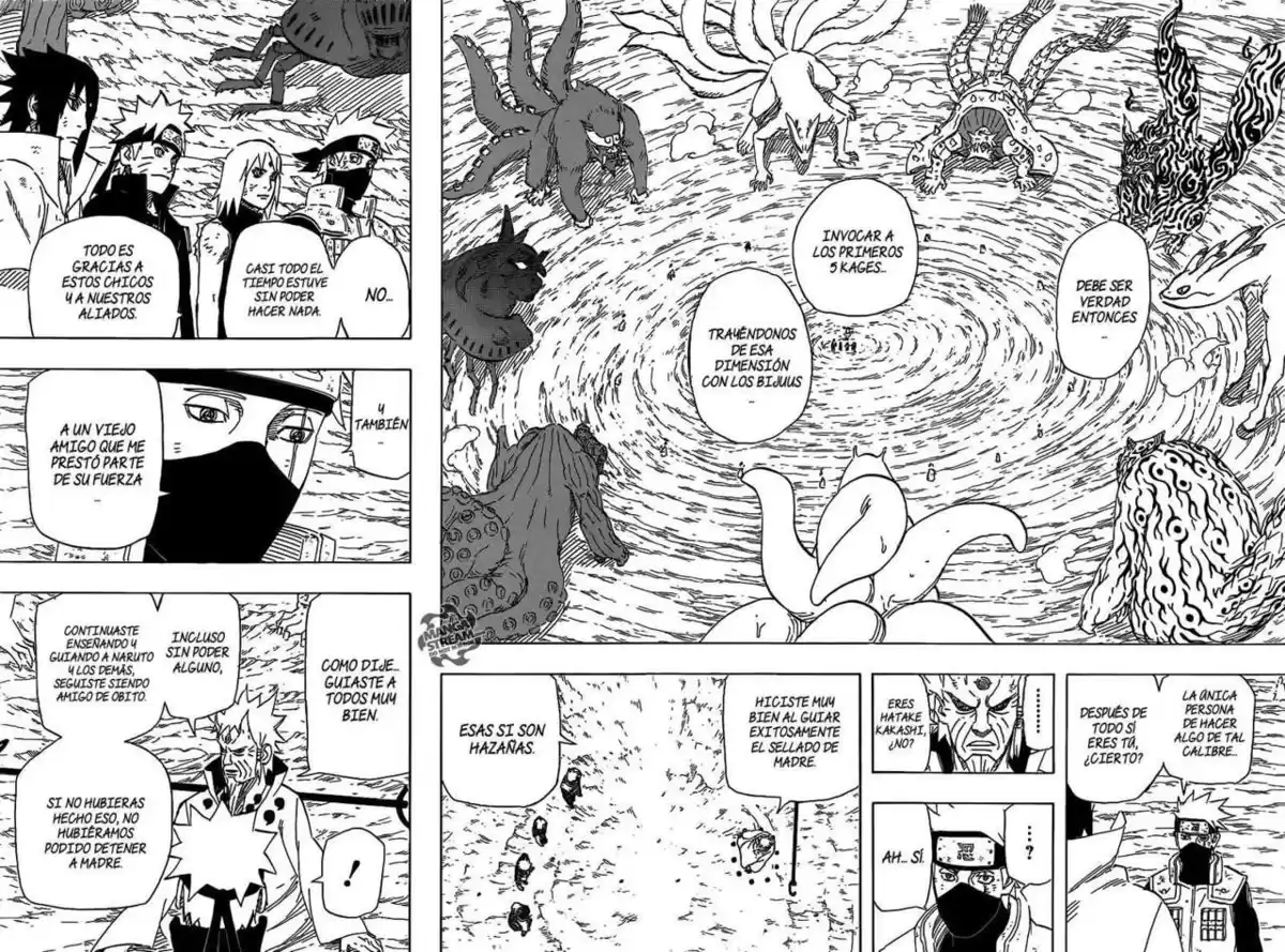 Naruto Capitulo 691: Felicitaciones página 3