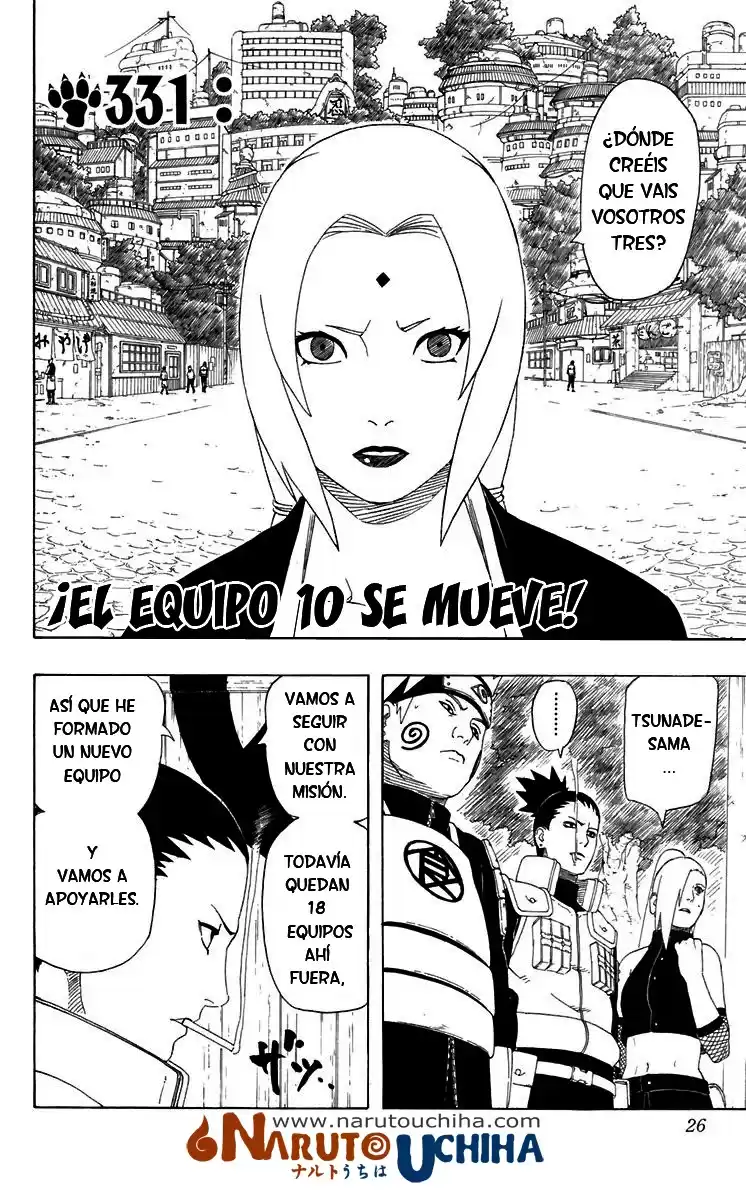 Naruto Capitulo 331 página 2