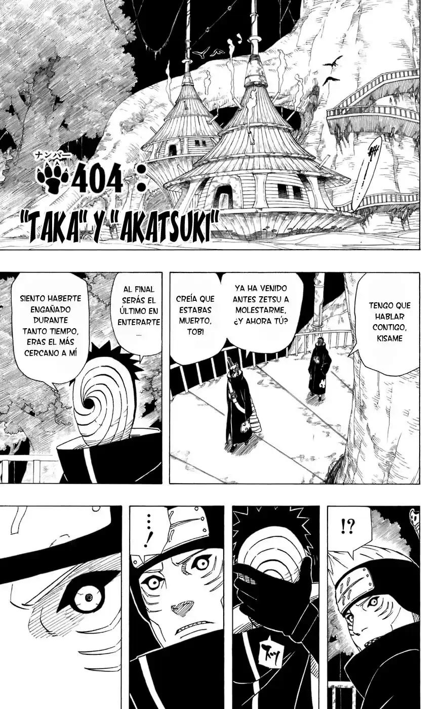 Naruto Capitulo 404 página 1