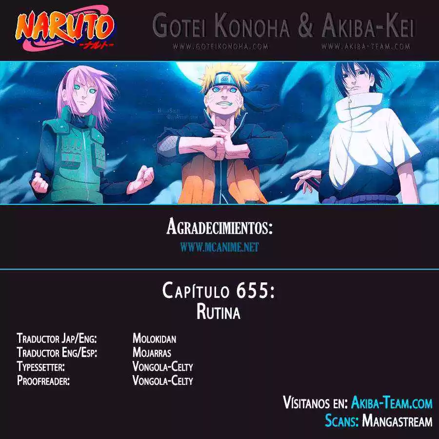 Naruto Capitulo 655 página 1