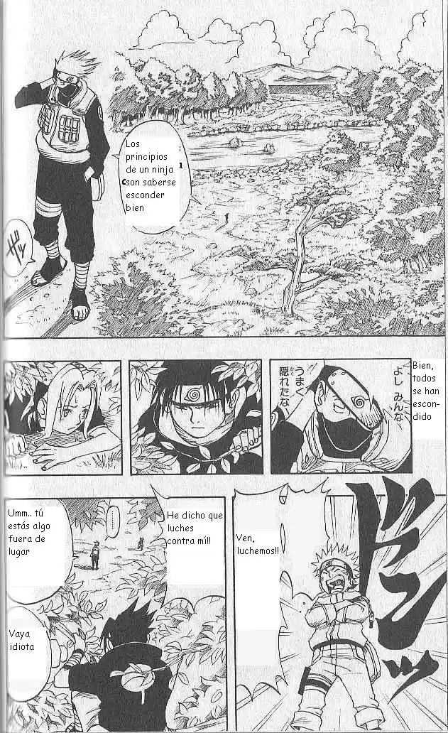 Naruto Capitulo 5: ¡¡Un descuido puede ser tu peor enemigo!! página 2