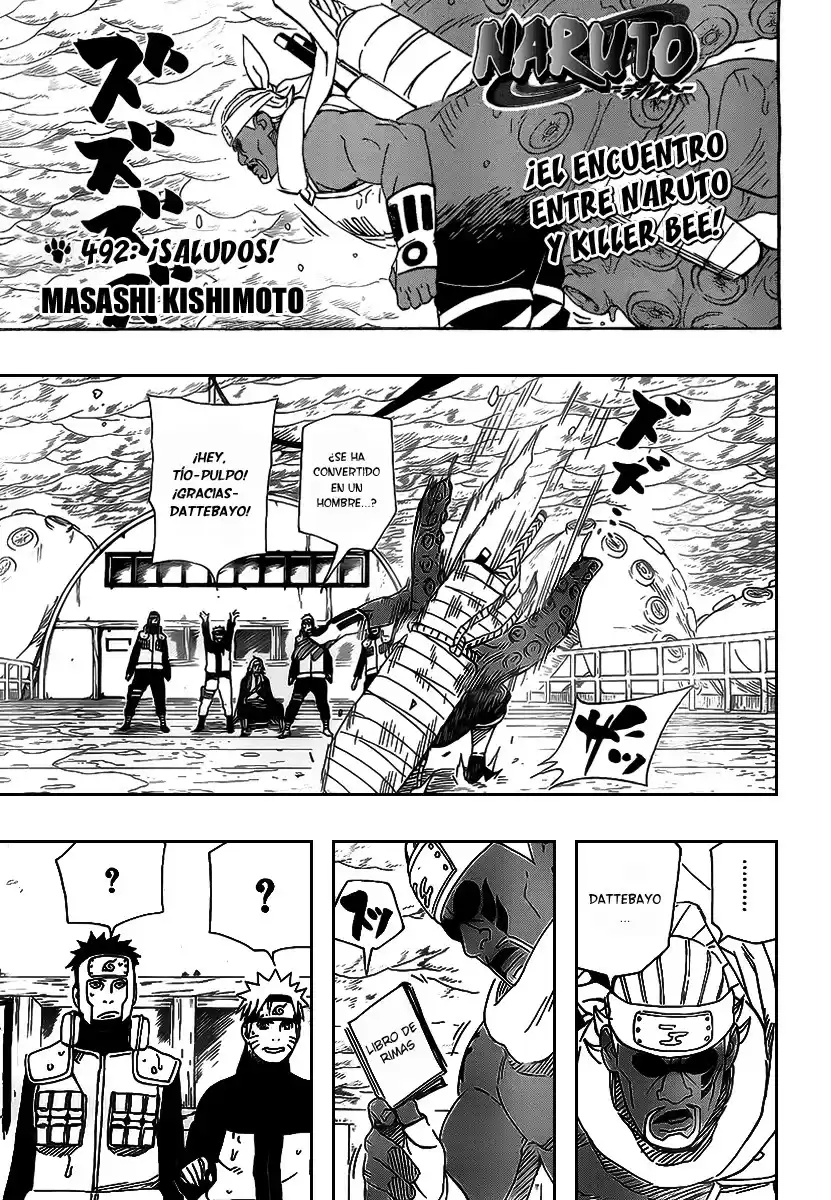 Naruto Capitulo 492 página 1