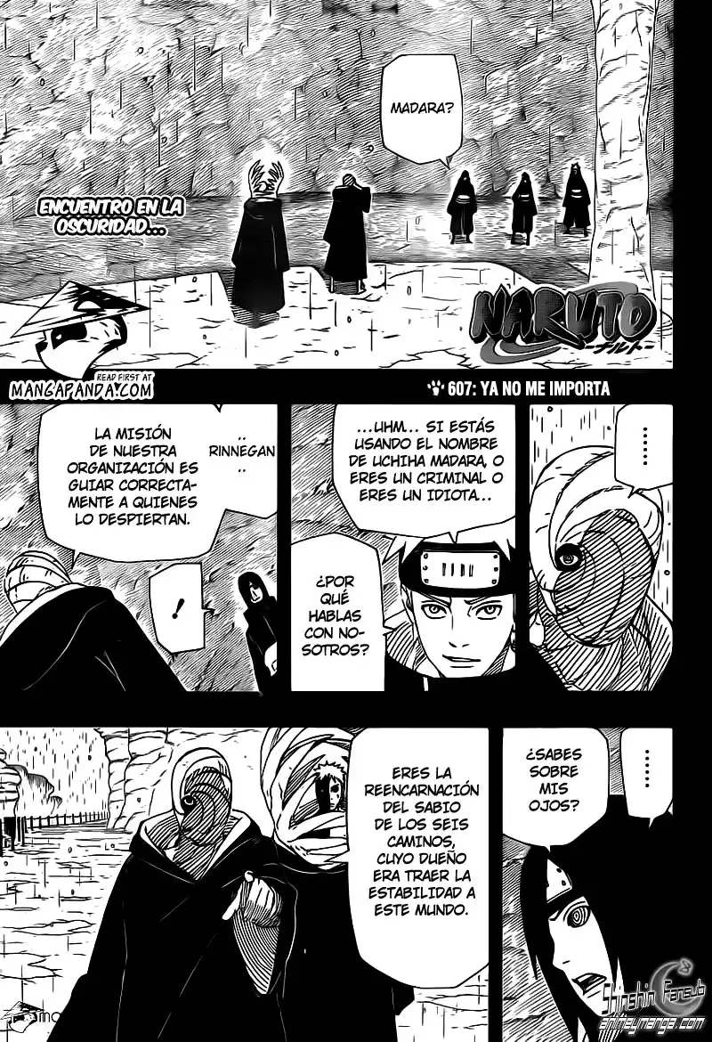 Naruto Capitulo 607 página 1