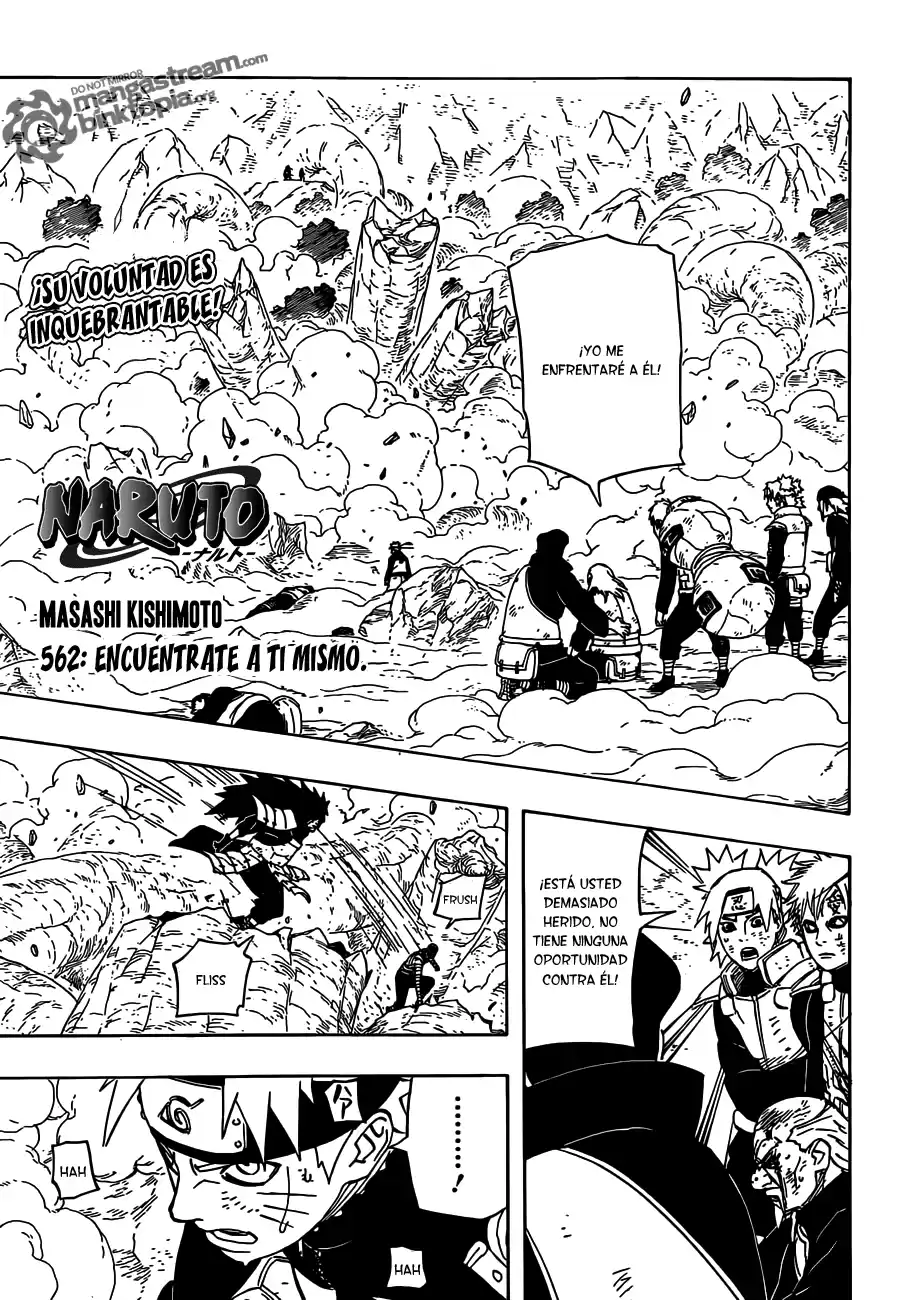 Naruto Capitulo 562 página 1