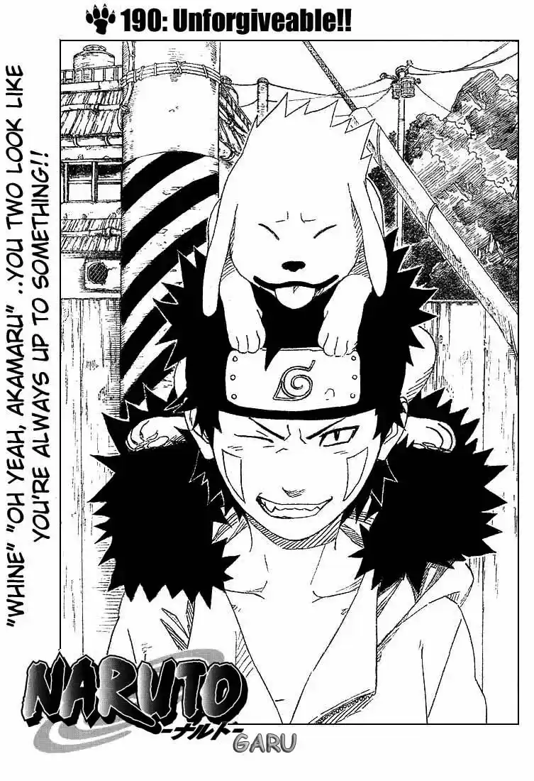 Naruto Capitulo 190 página 1