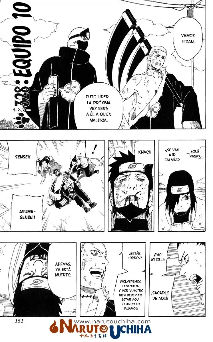 Naruto Capitulo 328 página 1