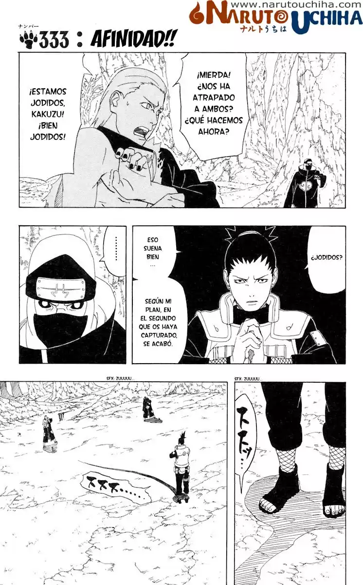 Naruto Capitulo 333 página 1