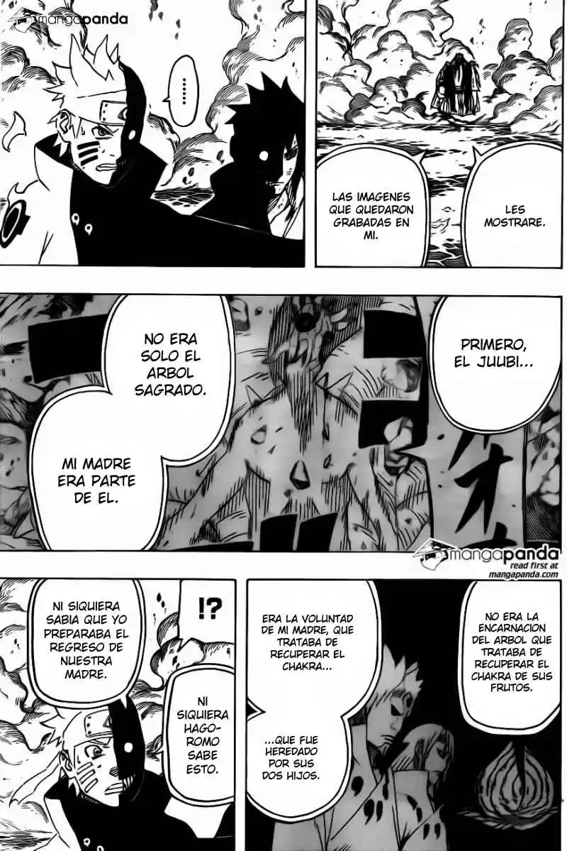 Naruto Capitulo 681: Las lágrimas de Kaguya página 9