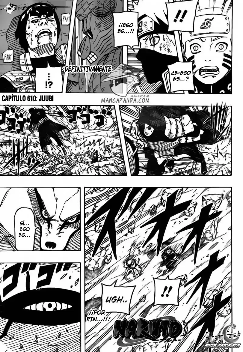 Naruto Capitulo 610 página 1