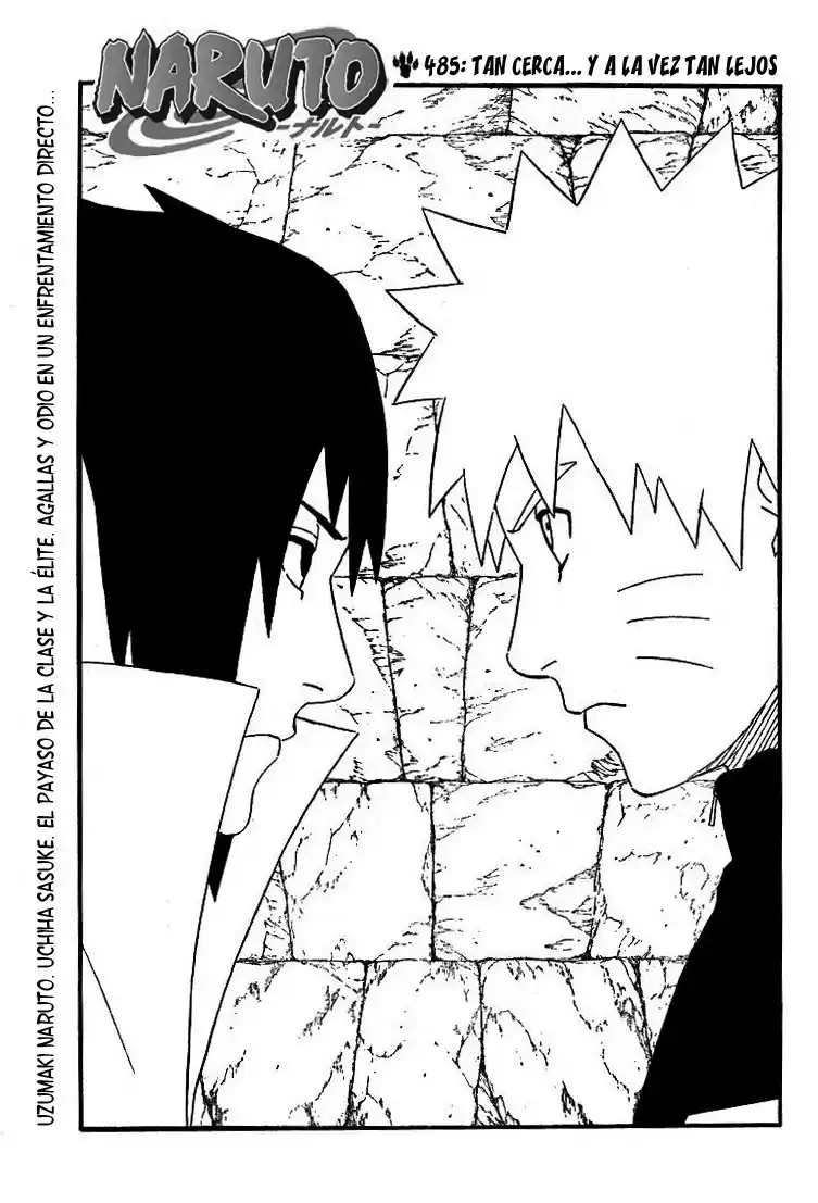 Naruto Capitulo 485 página 1