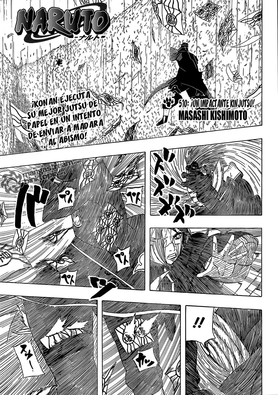 Naruto Capitulo 510 página 1