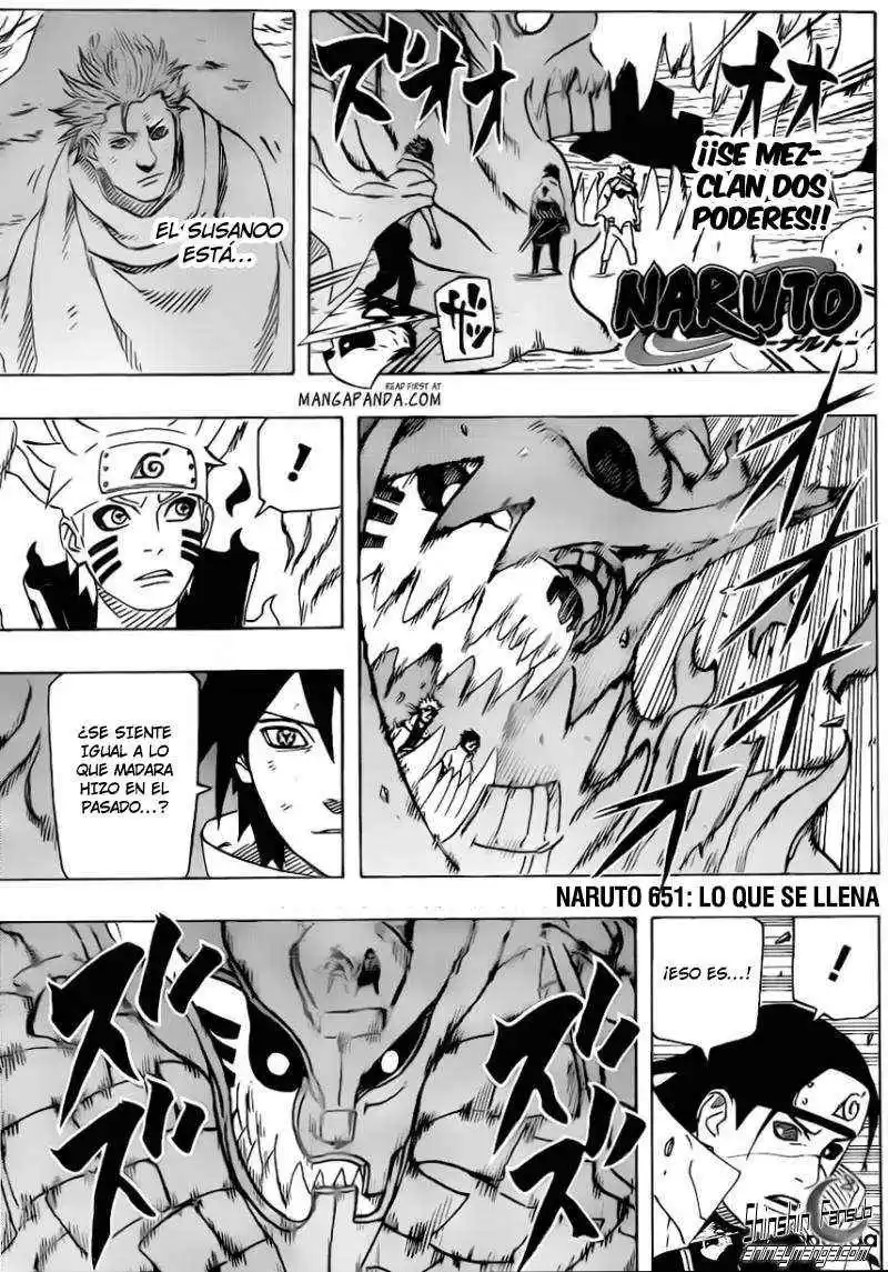 Naruto Capitulo 651 página 3