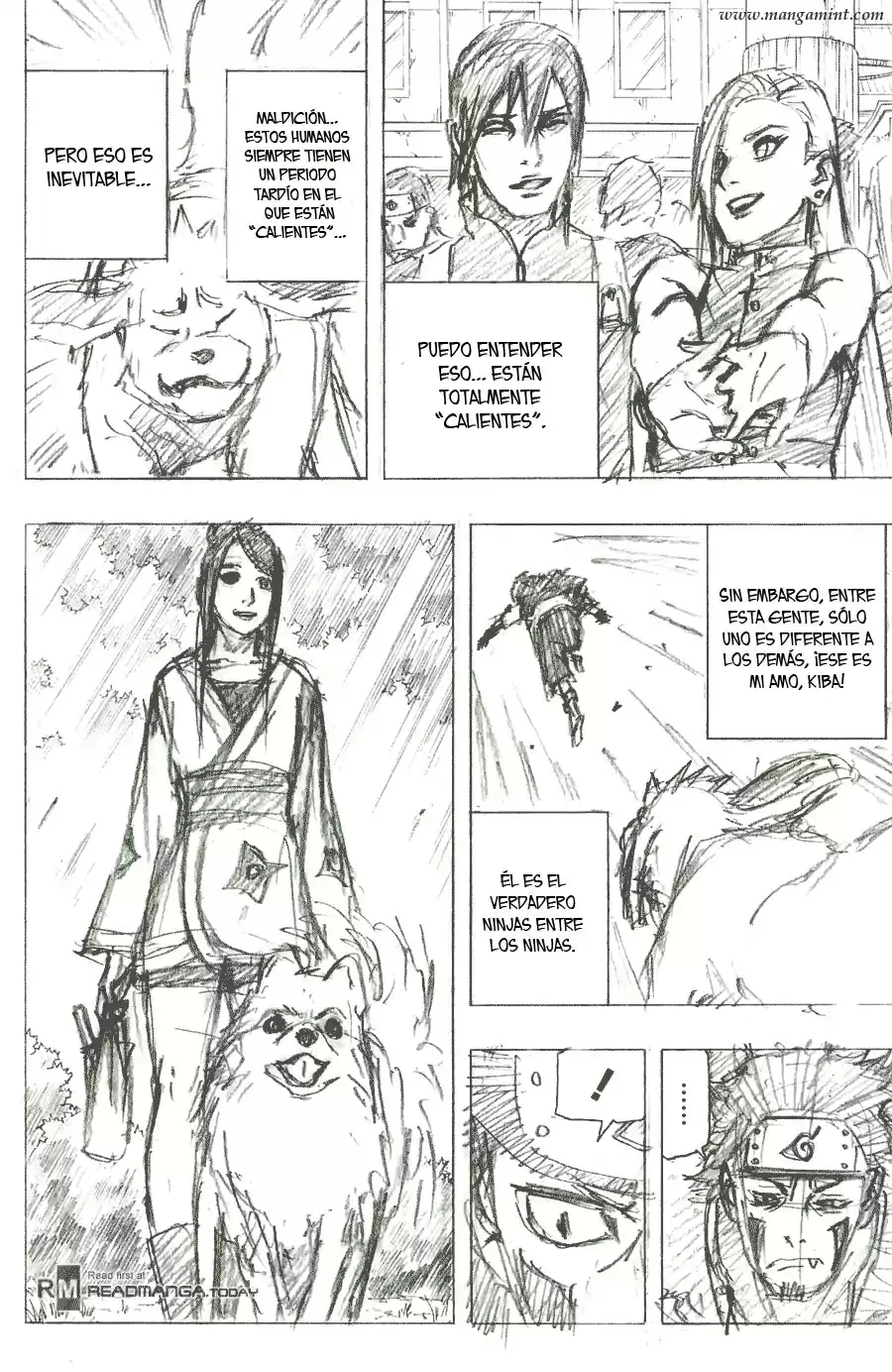 Naruto Capitulo 701.05: Libro del trueno: La bestia marcada por el amor. página 6