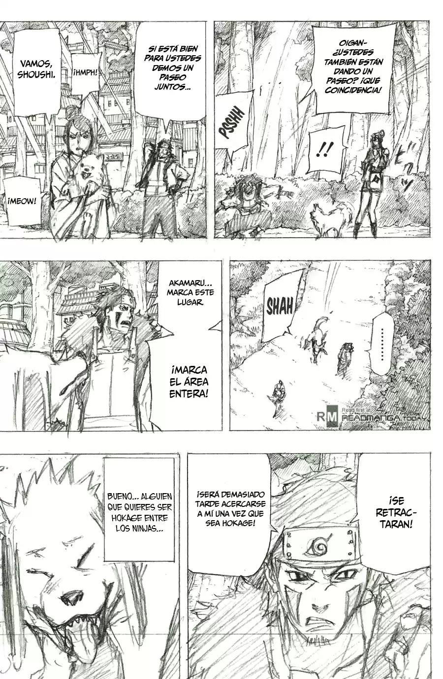 Naruto Capitulo 701.05: Libro del trueno: La bestia marcada por el amor. página 7