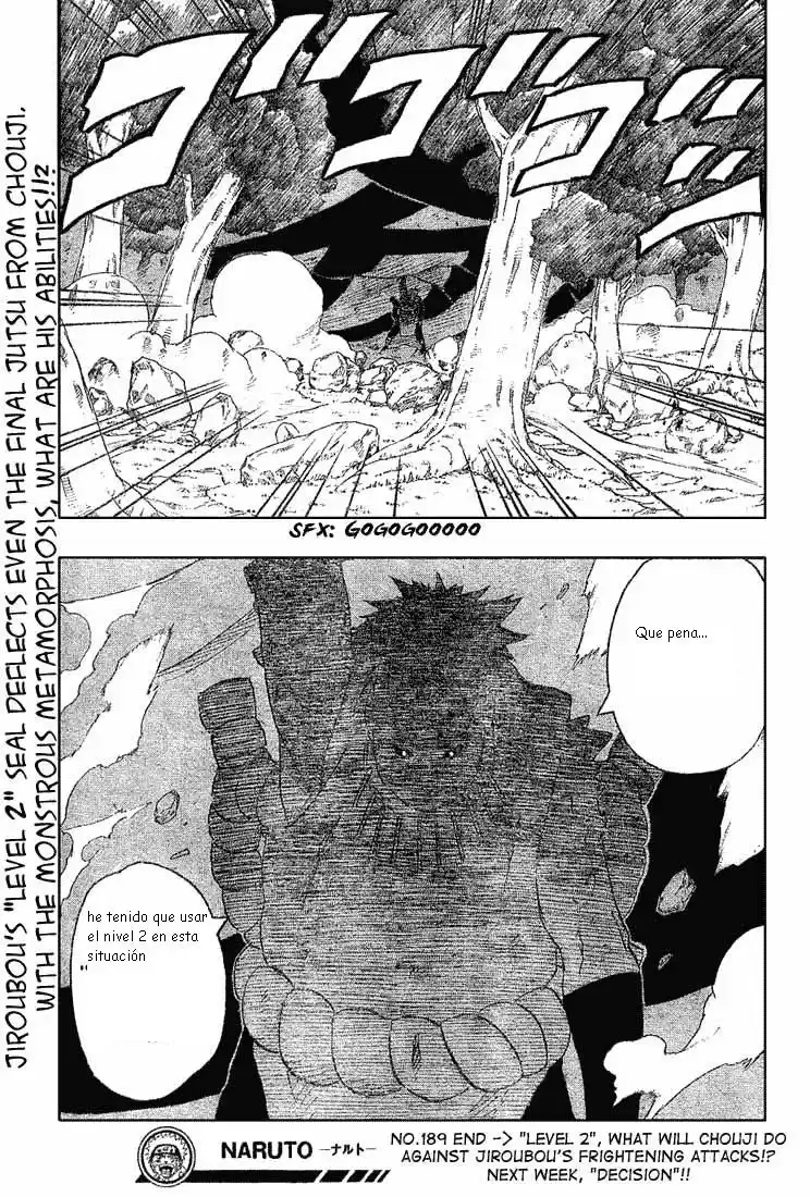 Naruto Capitulo 189 página 18