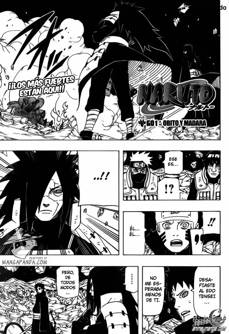 Naruto Capitulo 601 página 1