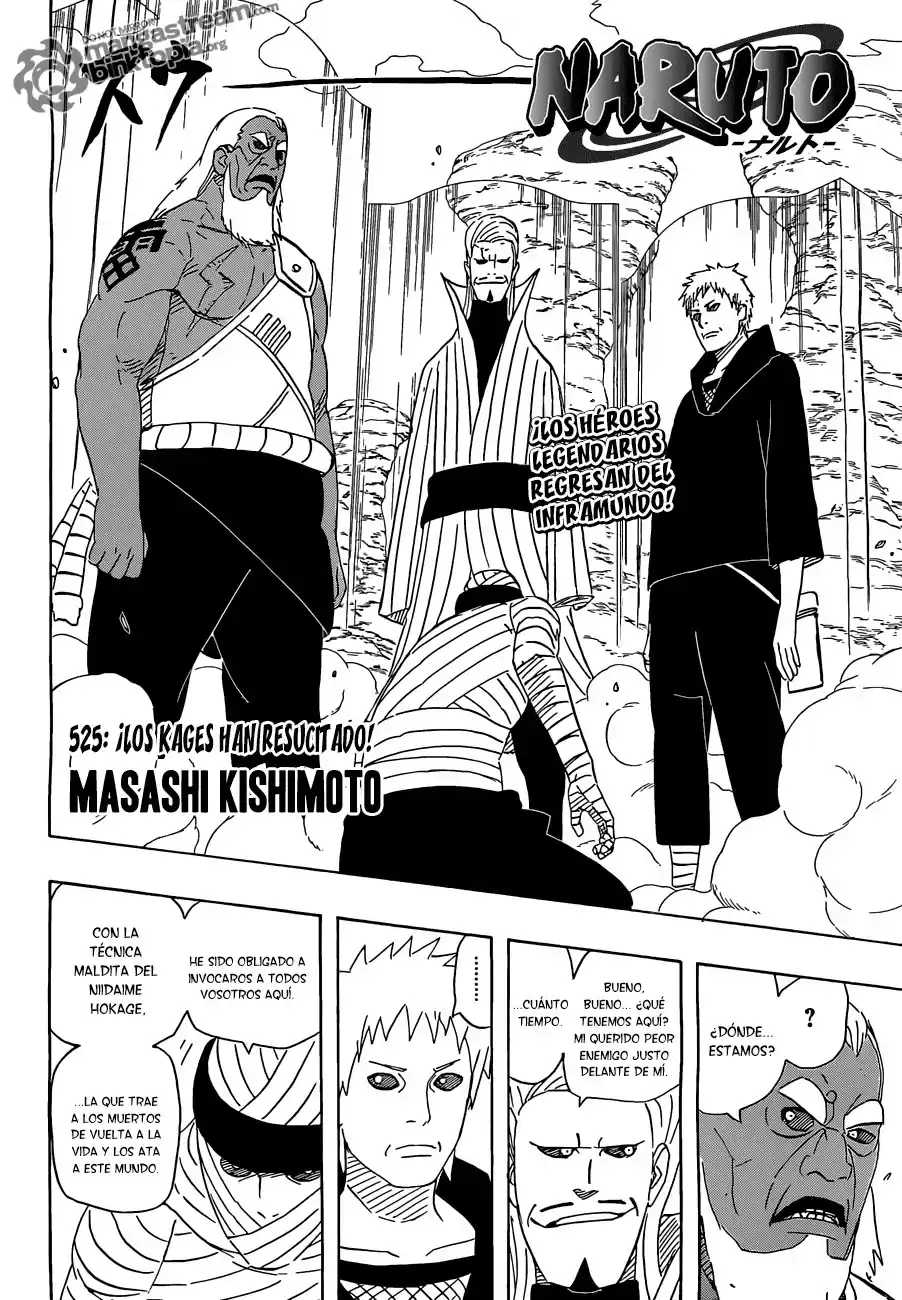 Naruto Capitulo 525 página 2