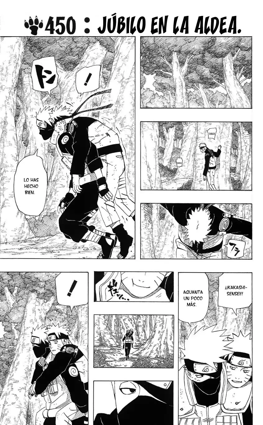 Naruto Capitulo 450 página 1