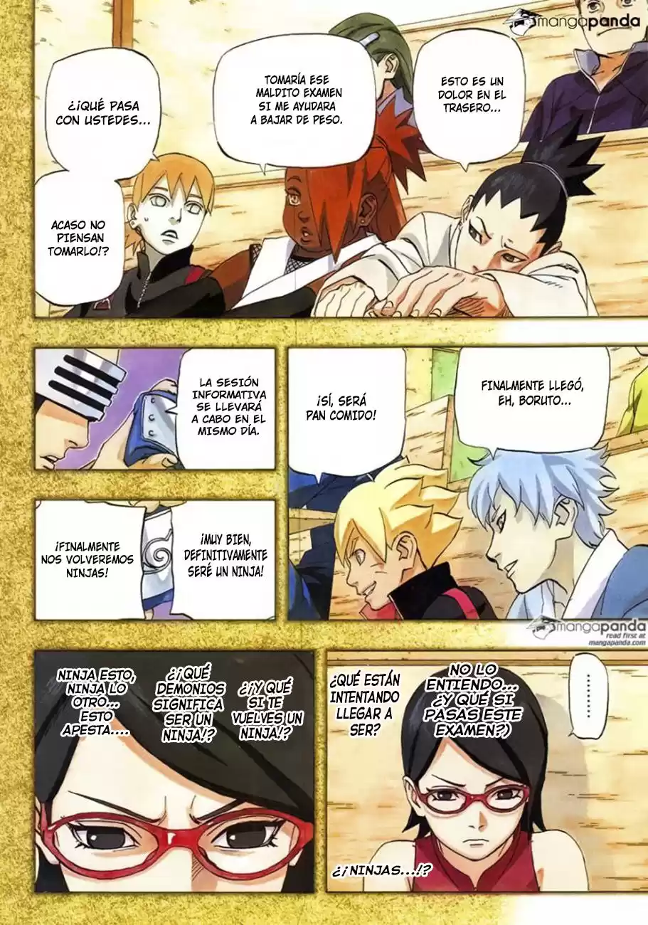 Naruto Capitulo 701: Naruto Gaiden: El 7mo hokage y la primavera escarl página 4