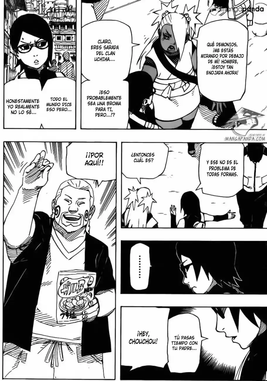 Naruto Capitulo 701: Naruto Gaiden: El 7mo hokage y la primavera escarl página 6