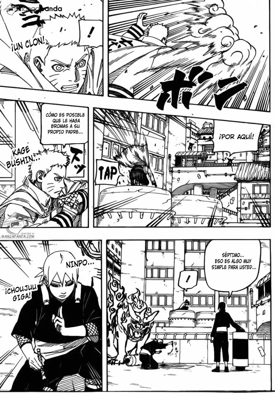 Naruto Capitulo 701: Naruto Gaiden: El 7mo hokage y la primavera escarl página 9