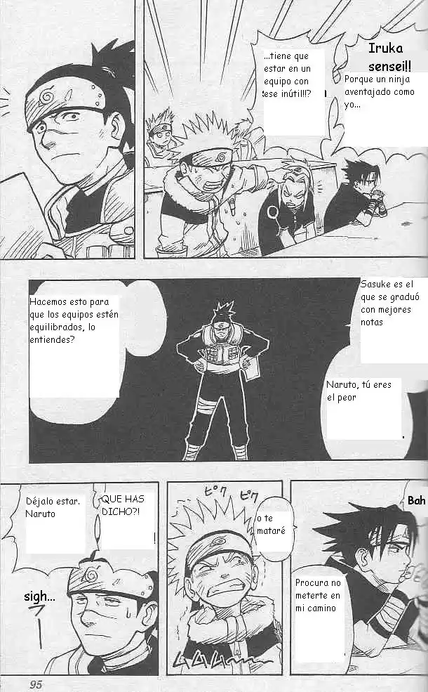 Naruto Capitulo 3: ¡¡Sasuke Uchiha!! página 11