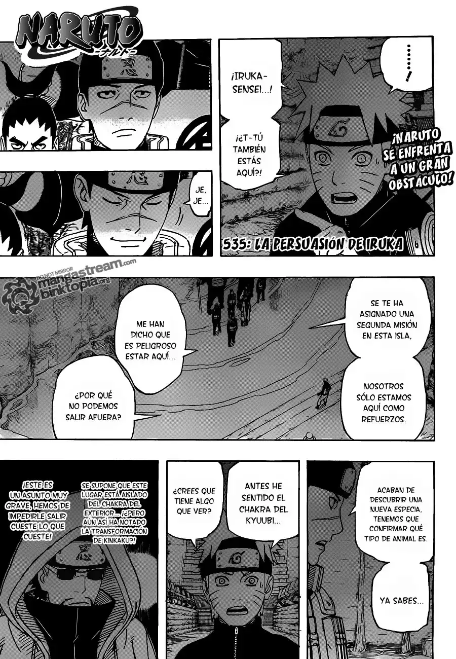 Naruto Capitulo 535 página 1