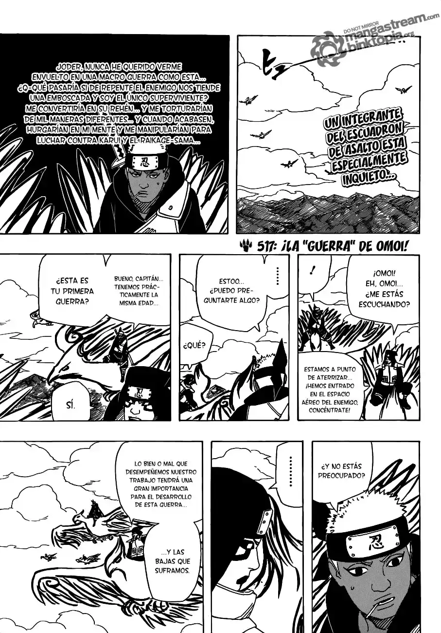 Naruto Capitulo 517 página 1