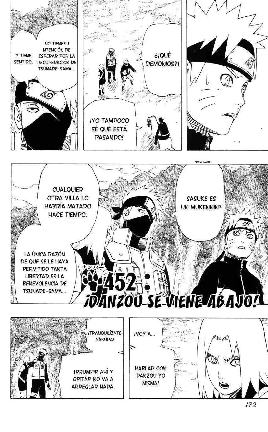 Naruto Capitulo 452 página 1