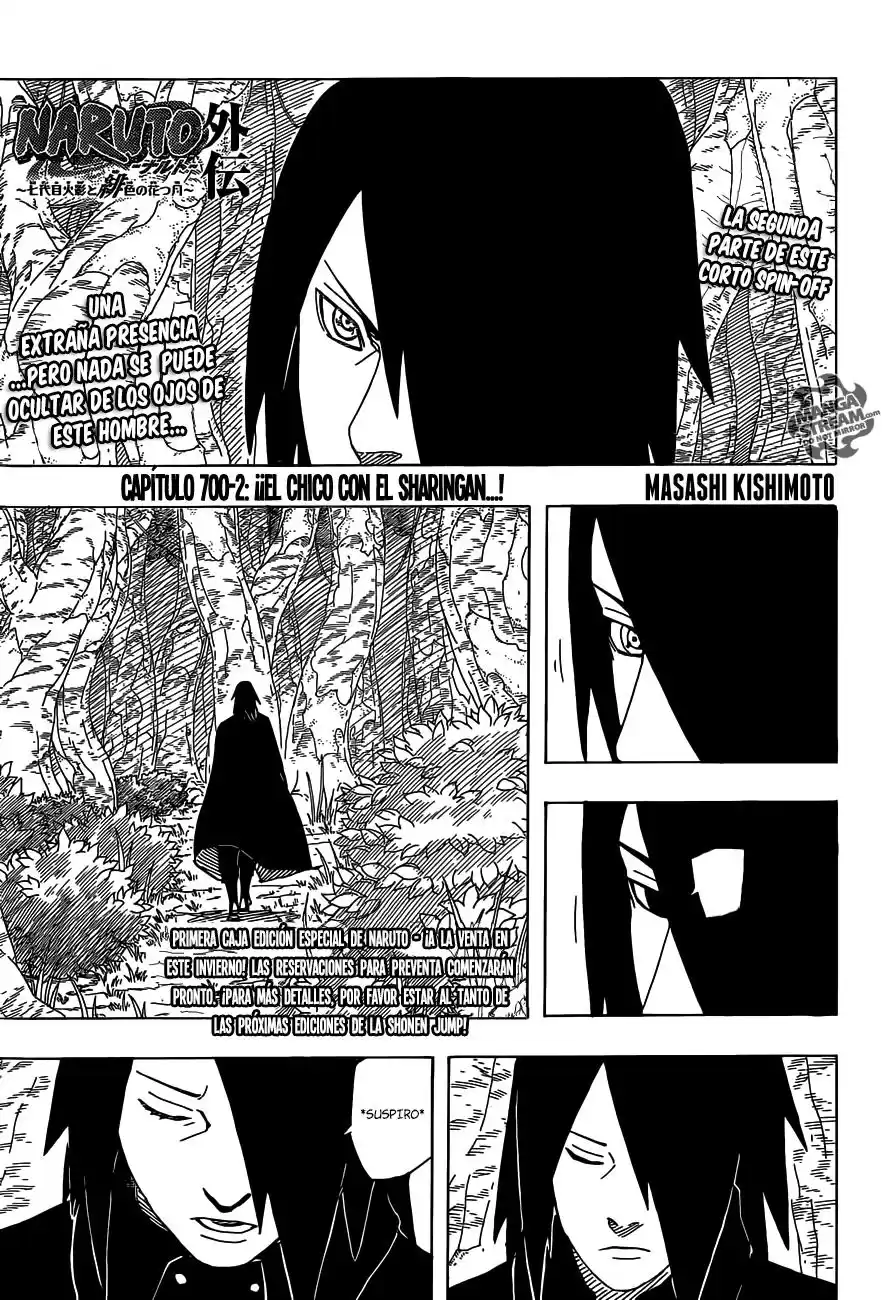 Naruto Capitulo 702: El Chico del Sharingan página 1