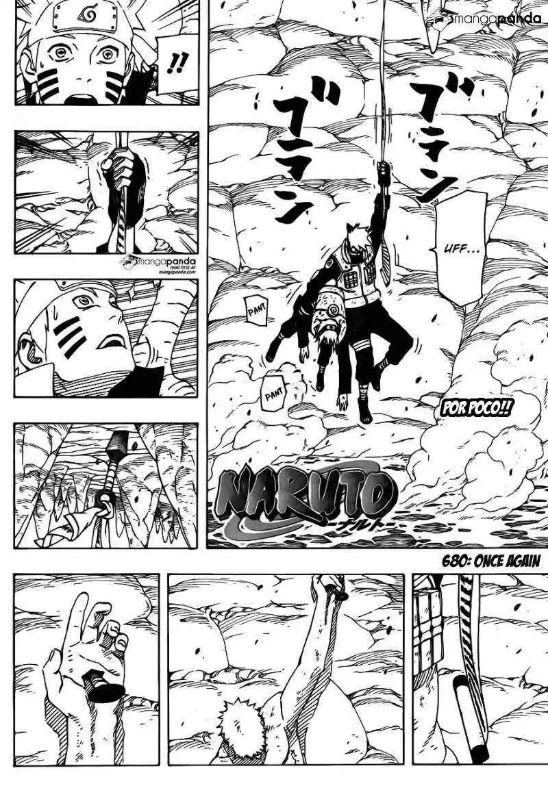 Naruto Capitulo 680: Una vez más página 3