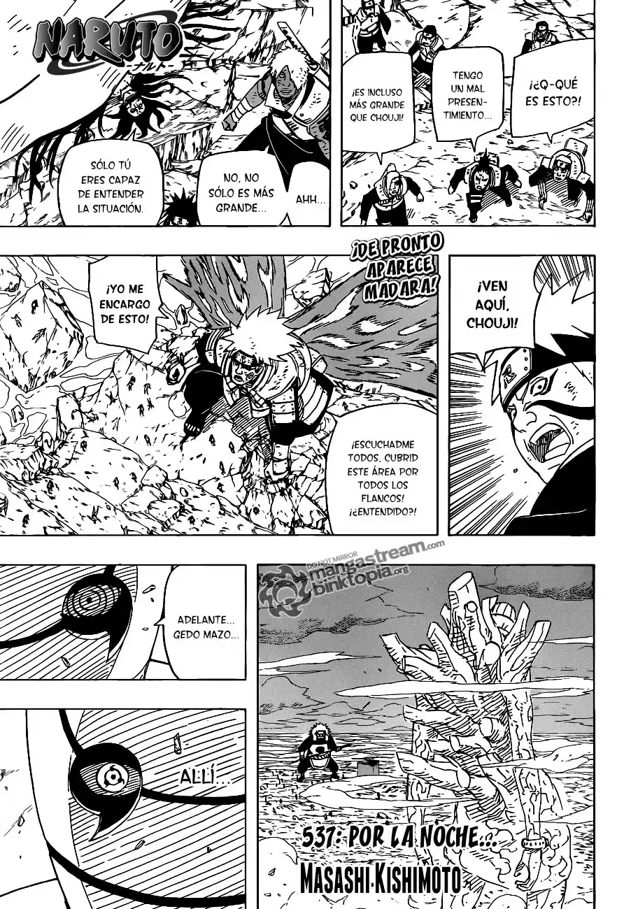 Naruto Capitulo 538 página 1