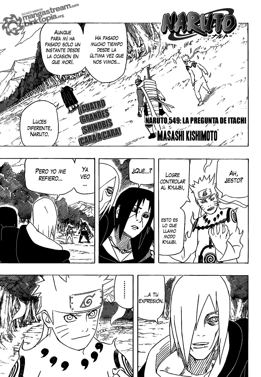 Naruto Capitulo 549 página 1