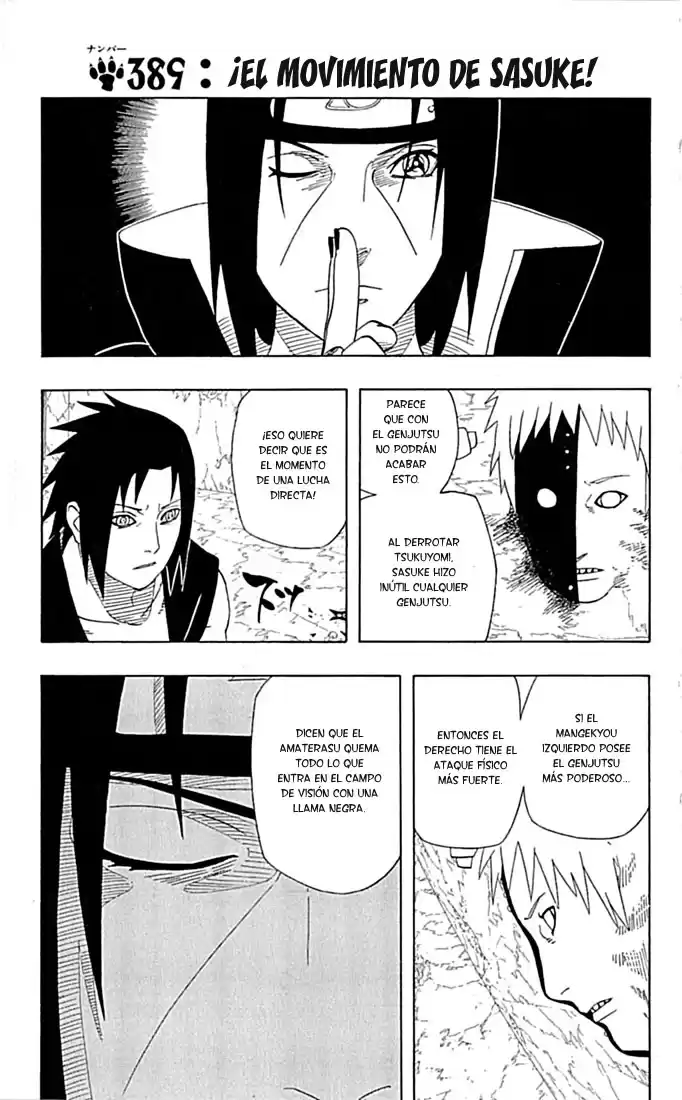 Naruto Capitulo 389 página 1