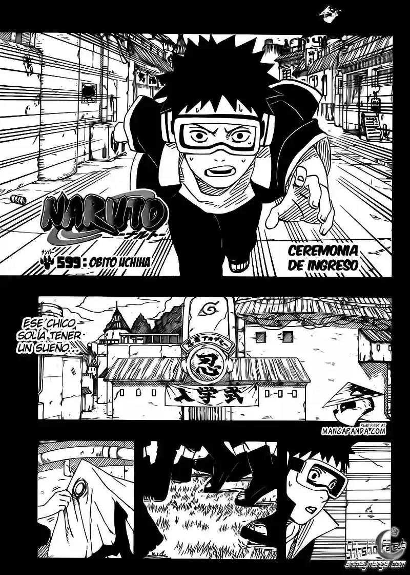 Naruto Capitulo 599 página 1