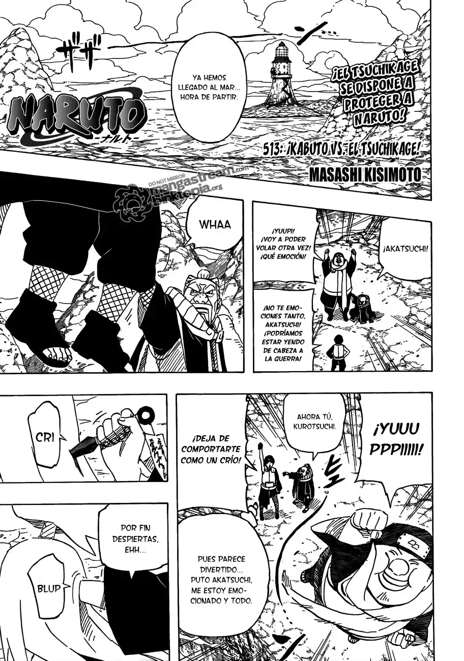 Naruto Capitulo 513 página 1