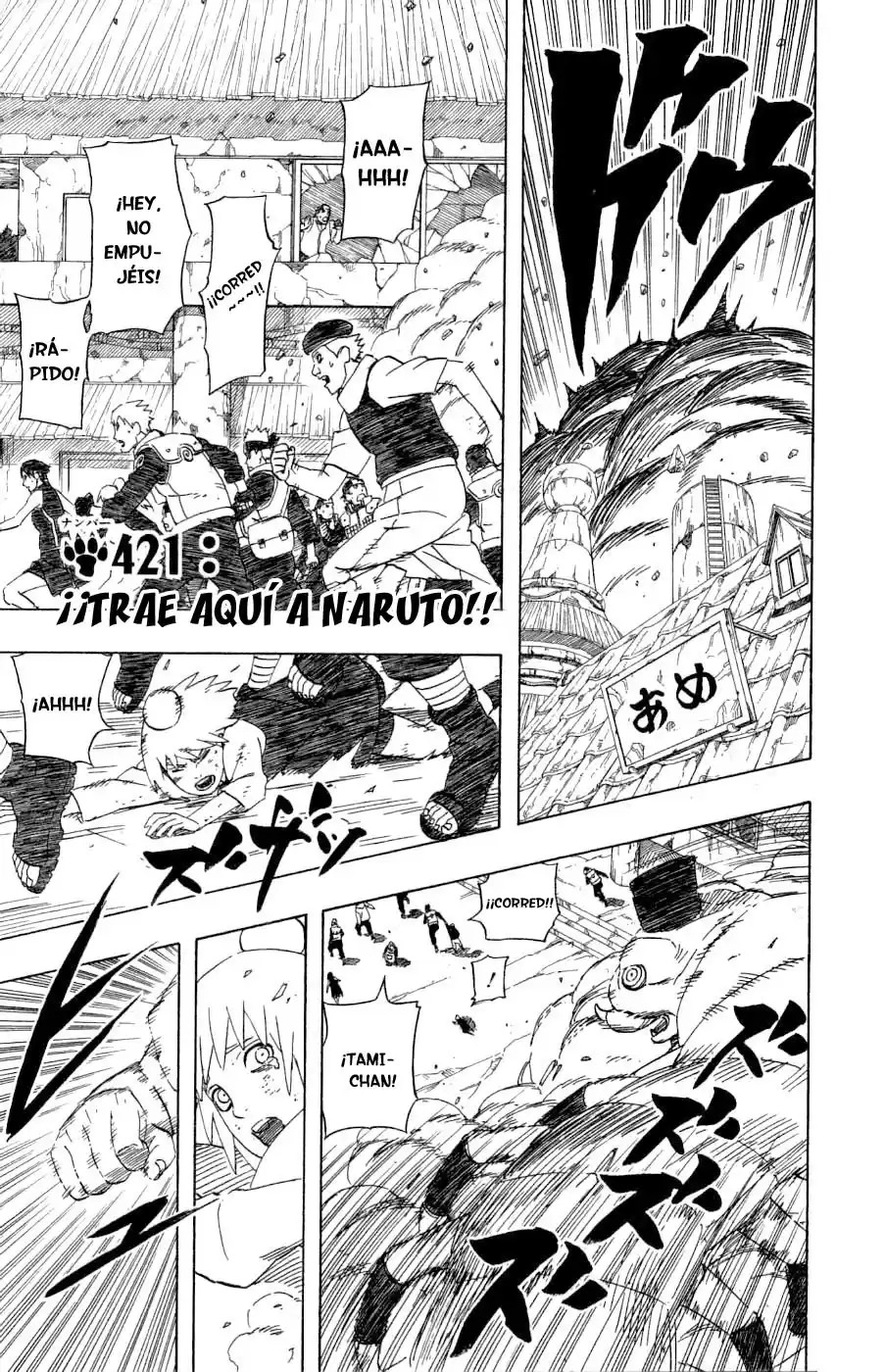 Naruto Capitulo 421 página 1