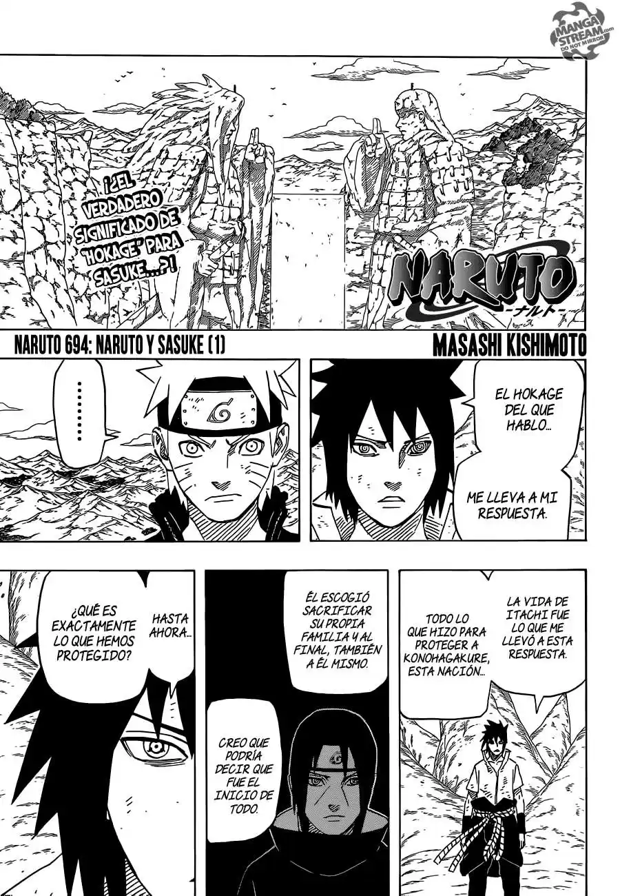 Naruto Capitulo 694: Naruto y Sasuke página 2