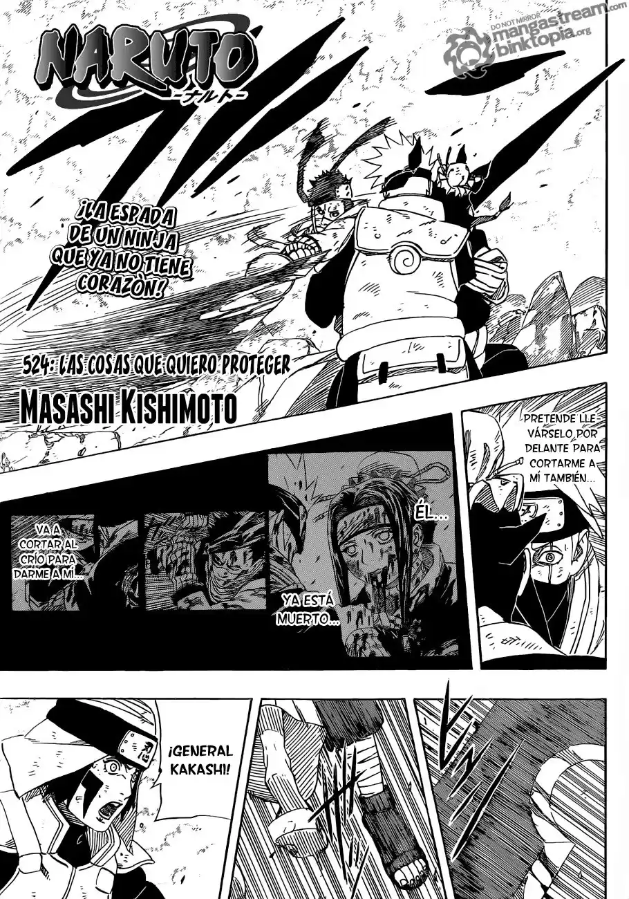 Naruto Capitulo 524 página 1