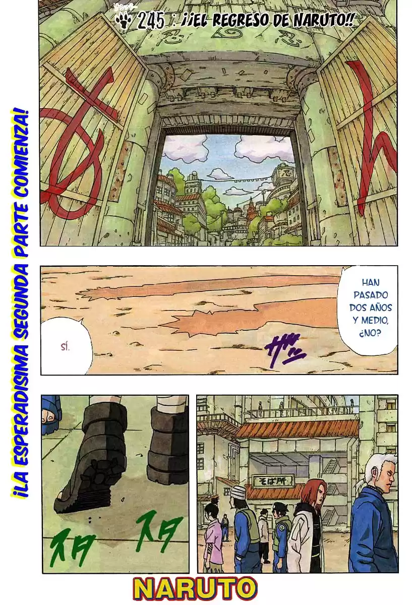 Naruto Capitulo 245 página 1