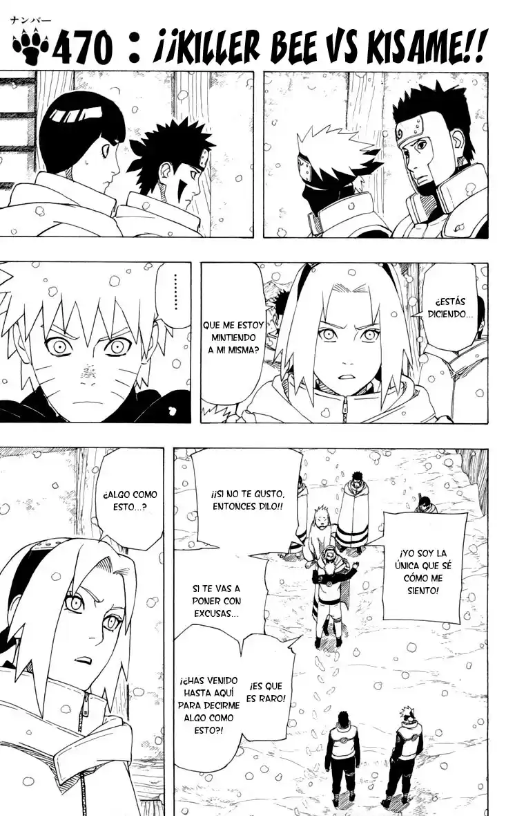 Naruto Capitulo 470 página 1