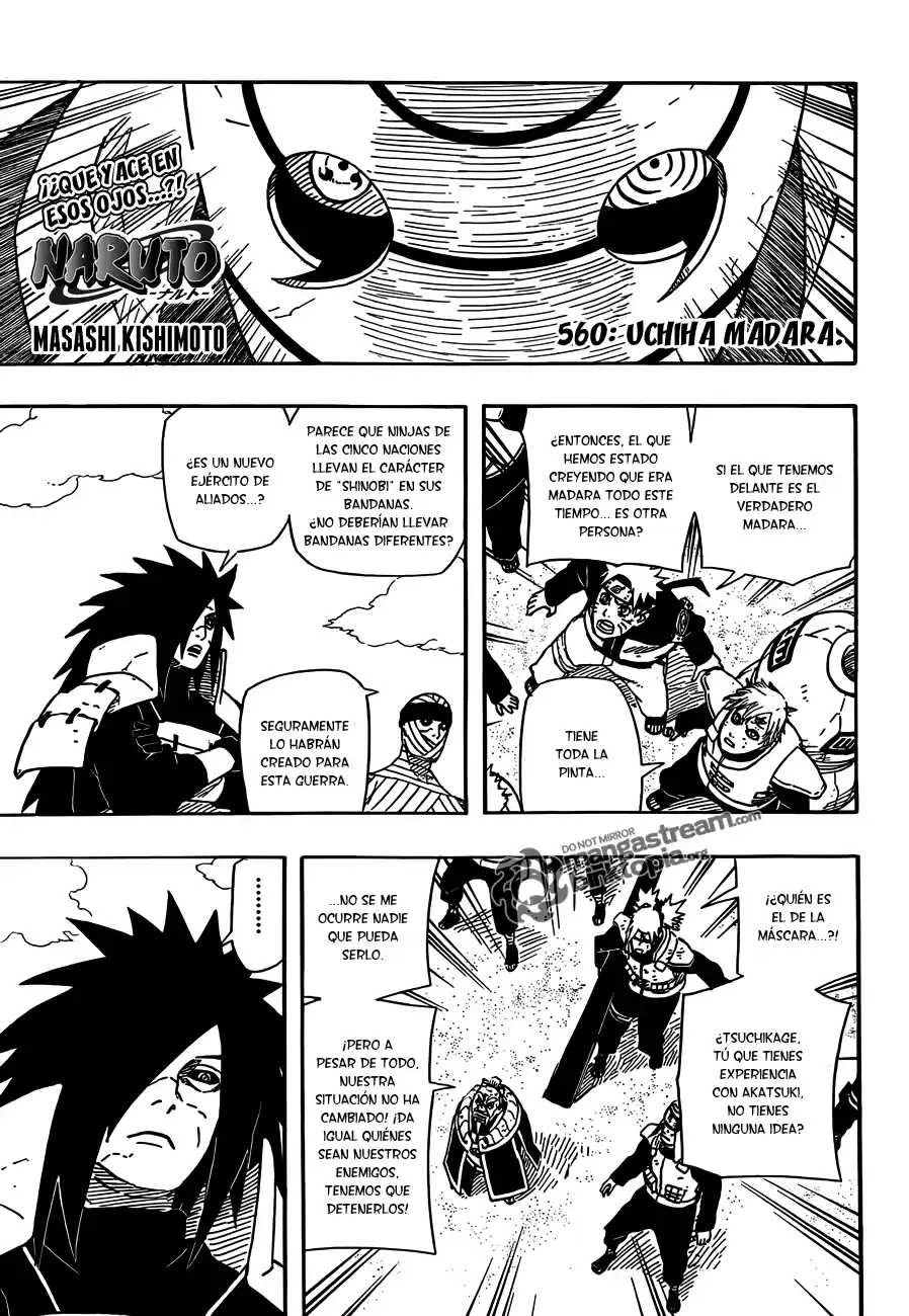 Naruto Capitulo 560 página 1