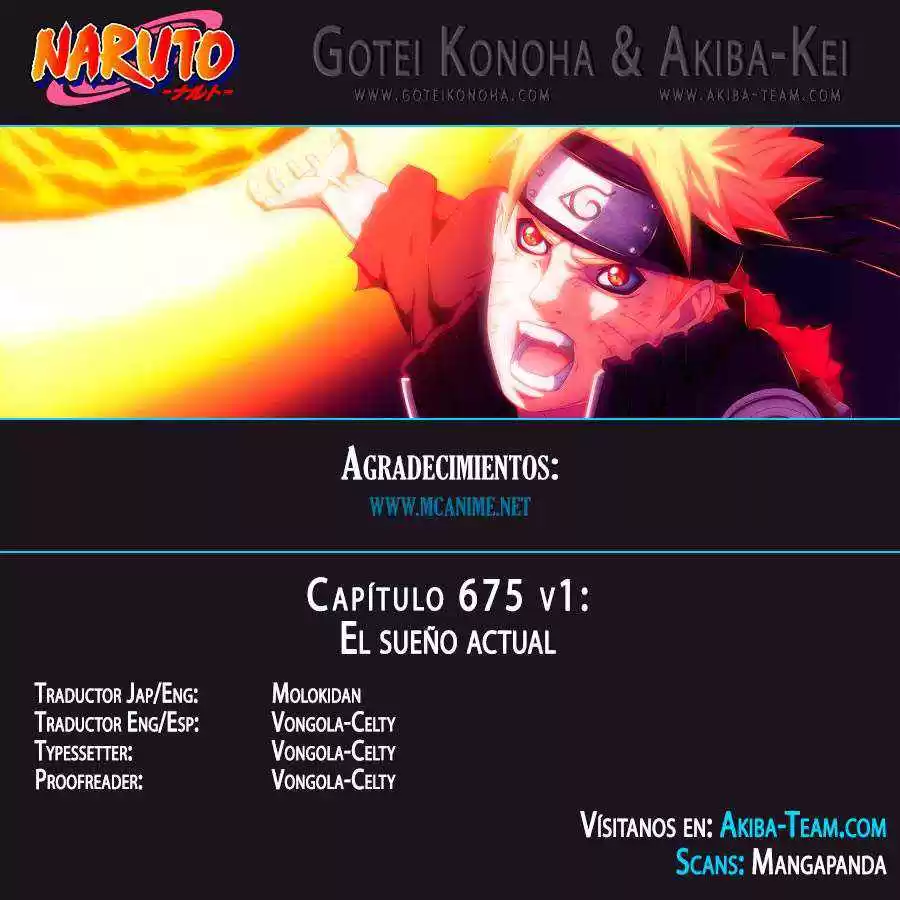 Naruto Capitulo 675 página 1